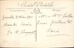 CPA Grenoble Vue Generale Et Le Moucherotte