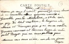 CPA Grenoble La Nuit Et La Chaine Des Alpes