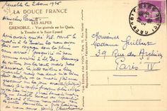 CPA Grenoble Vue Generale Sur Les Quais la Tronche