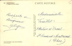 CPA Grenoble L'Isere Et Les Alpes