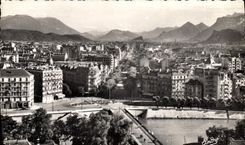 CPA Grenoble Vue Generale Et Le Cours Jean Jaures