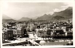 CPA Grenoble Vue Generale Et Le Cours Jean Jaures