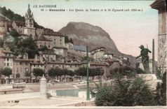 CPA Grenoble Les Quais La Vedette Et Le St Eynard