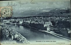 CPA Grenoble Et La Chaine Des Alpes