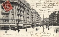 CPA Grenoble La Rue Felix Poulat