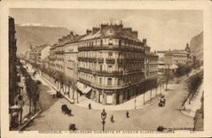 CPA Grenoble Boulevard Gambetta Et Avenue Alsace Lorraine
