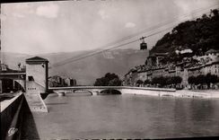 CPA Grenoble La Gare Du Teleferique Vue D'Ensemble
