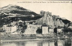 CPA Grenoble La Porte De France Le Fort Rabot Et La Bastille