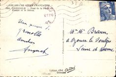 CPA Grenoble Pont De La Porte De France Et Le Neron