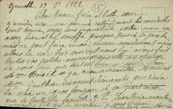 CPA Grenoble pont de l'esplanade manutention militaire