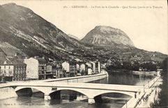 CPA Grenoble Le Pont De La Citadelle Quai Xavier Jouvin et la Tronche