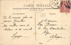 CPA Grenoble Statue De Jouvin