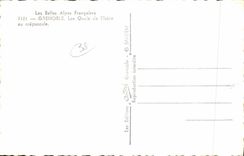 CPA Grenoble Les Quais De I'Isere Au Crepuscule