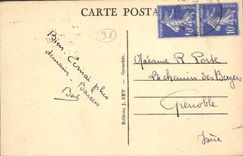 CPA Grenoble La Facade Du Palais De Justice