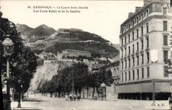 CPA Grenoble Le Cours Jean Jaures Les Forts Rabot Et De La Bastille