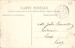 CPA Grenoble Vue Generale Et La Chaine Des Alpes