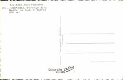 CPA Grenoble Teleferique De La Bastille Au Fond Le Taillefer