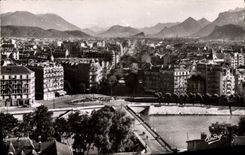 CPA Grenoble Vue Generale Cours Jean Jaures