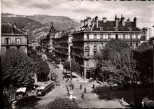 CPA Grenoble Carrefour Avenue Alsace Lorraine et Cours Jean Jaures