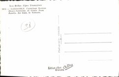 CPA Grenoble Carrefour Avenue Alsace Lorraine et Cours Jean Jaures