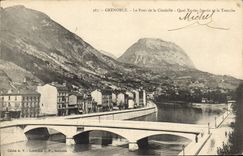 CPA Grenoble Le Pont De La Citadelle Quai Xavier Jouvin et la Tronche