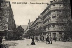 CPA Grenoble Avenue Alsace Lorraine