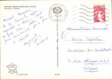 CPSM St Paul Trois Chateaux Fontaine L'Esplan