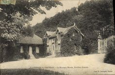 CPA St Etienne Du Vauvray Le Nouveau Monde Pavillon D'Entree