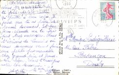 CPA Louviers Rue De La Poste