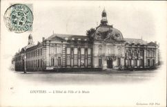 CPA Louviers L'Hotel De Ville Et Le Musee