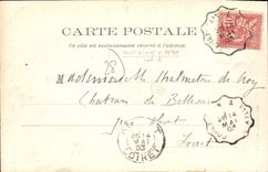 CPA La Touche Hersant Porte Principale