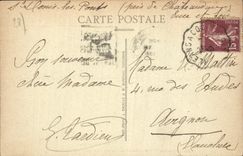 CPA St Denis Les Ponts Forme De Thoreau Le Petit Pont A I'Entree