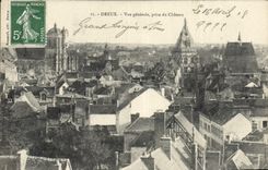 CPA Dreux Vue Generale Prise Du Chateau