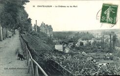 CPA Chateaudun Le Chateau Vu Du Mail