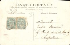 CPA Courtalain Vue Prise De I'Avenue De La Gare