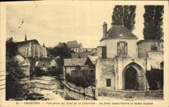CPA Chartres Vue Prise Du Pont De La Courtille