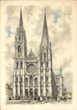CPSM Chartres La Cathedrale