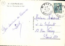 CPSM Saint Piat Vue Sur I'Eure Prise Du Pont