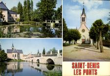 CPSM Saint Denis Les Ponts Le Moulin De Saint Avit