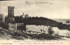 CPA Beaucaire Le Chateau De Montmorency Cote Des Remparts