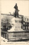 CPA Aigues Mortes La Statue De Saint Louis