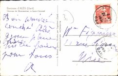 CPA Ales Chateau De Montmoirac A Saint Christol
