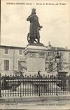 CPA Aigues Mortes Statue De St Louis