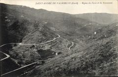 CPA Saint Andre De Valborgne Region Des Fares Et Du Semoutant