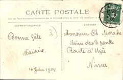 CPA Nimes Le Boulevard Victor Hugo