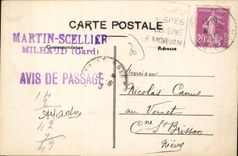 CPA Nimes La Porte De France