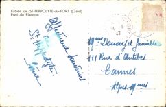 CPA St Hippolyte Du Fort Pont De Planque