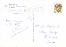 CPSM Nimes Defile Des Gardians Devant Les Arenes