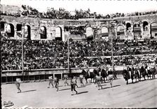 CPSM Nimes Courses De Taureaux Aux Arenes