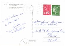 CPSM Le Mont Aigoual Les Cevennes Touristiques